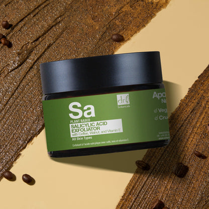 Dr Botanicals - Salicylic Acid Exfoliator with Coffee, Walnut & Vitamin E 60ml