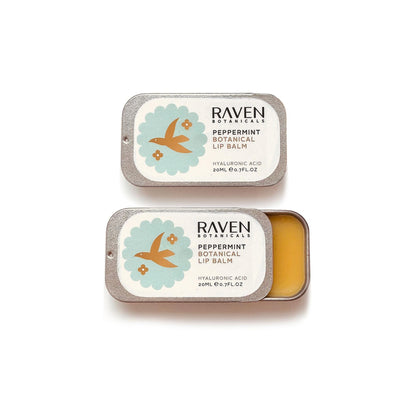 Raven Botanicals Botanical Lip Balm - Peppermint 20ml