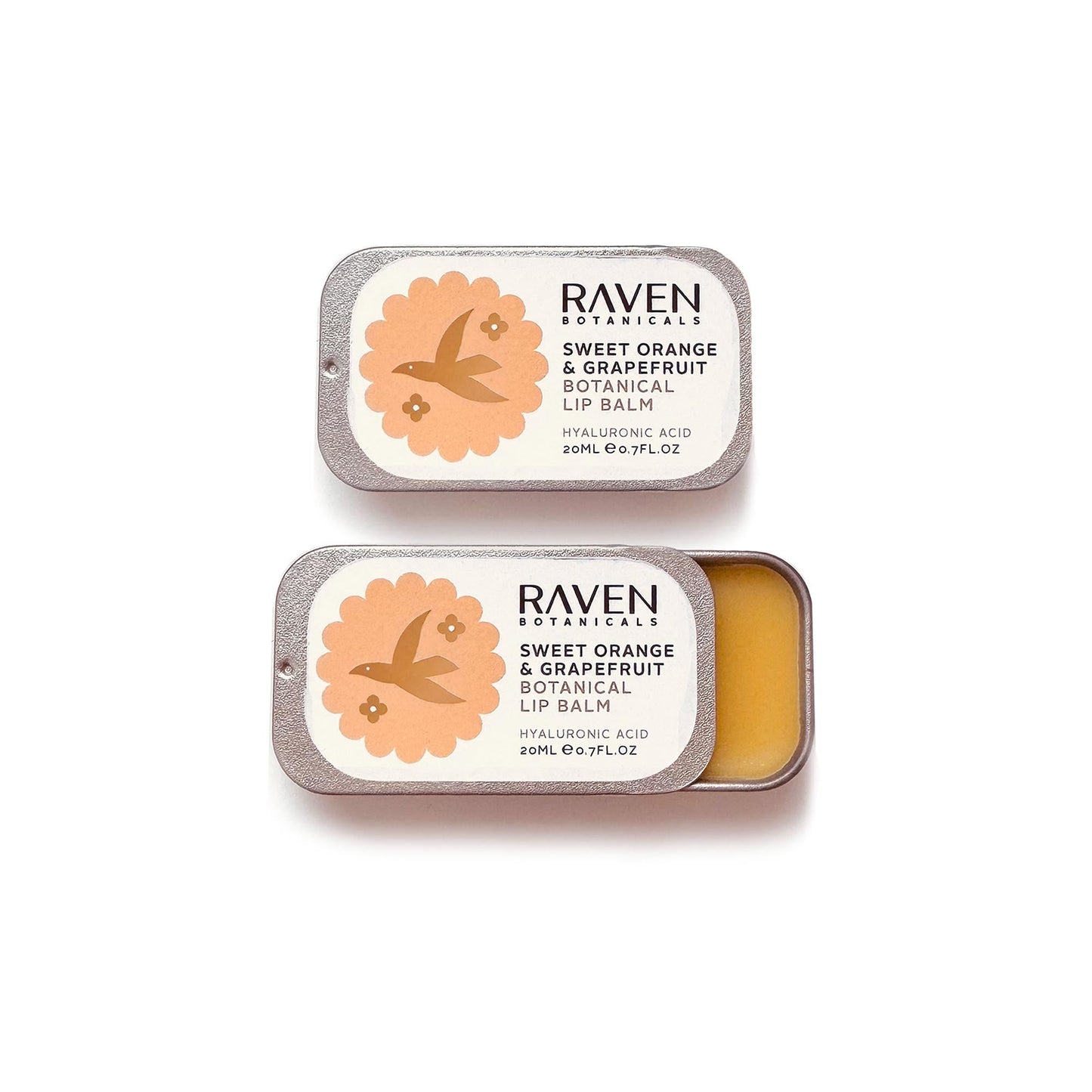 Raven Botanicals Botanical Lip Balm - Sweet Orange & Grapefruit 20ml