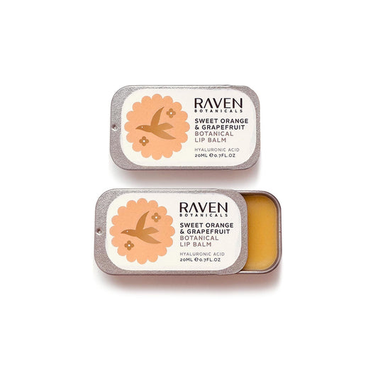 Raven Botanicals Botanical Lip Balm - Sweet Orange & Grapefruit 20ml