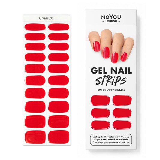 MoYou London Gel Nail Strip ★ Red Riding Hood - Shop at Counter Culture Store