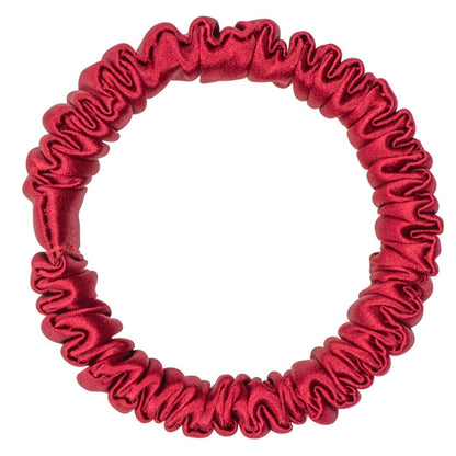 Dream Silk Red Silk Scrunchie - Skinny
