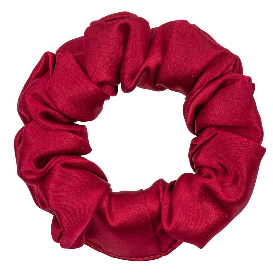 Dream Silk Red Silk Scrunchie - Regular