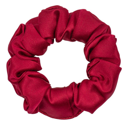 Dream Silk Red Silk Scrunchie - Regular
