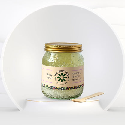 The Good Soap - Epsom Salt Scrub with Rosemary & Lemon
