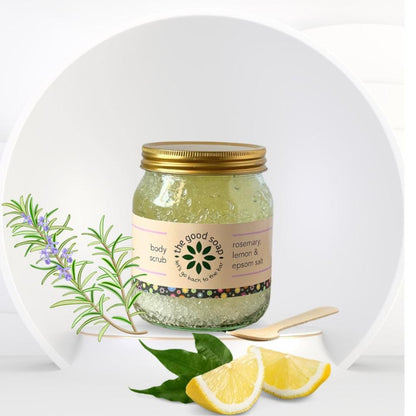 The Good Soap - Epsom Salt Scrub with Rosemary & Lemon