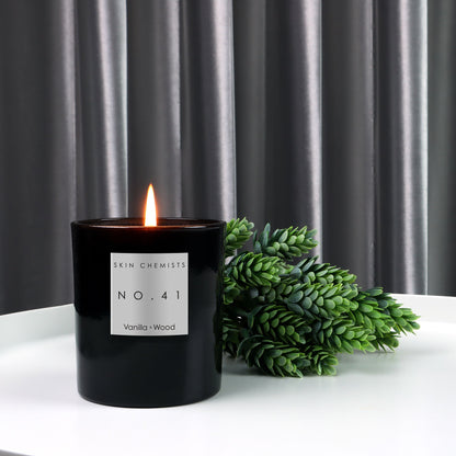 skinChemists N0.41 Vanilla & Wood Candle 200g
