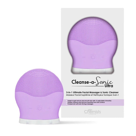 skinChemist Cleanse - A - Sonic Cleansing Device (PURPLE)