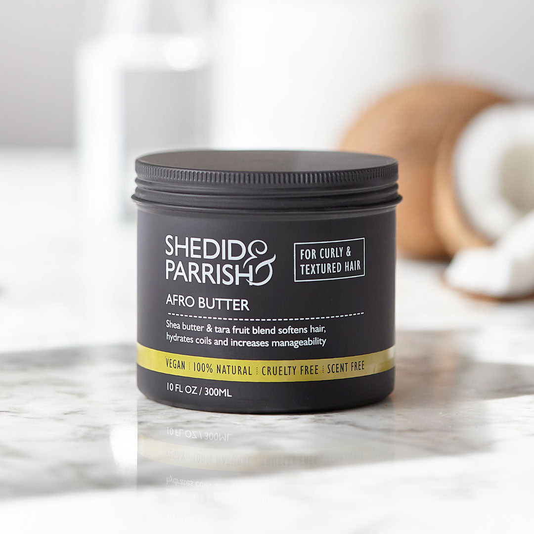 Shedid & Parrish Afro Butter Full size and Travel size available