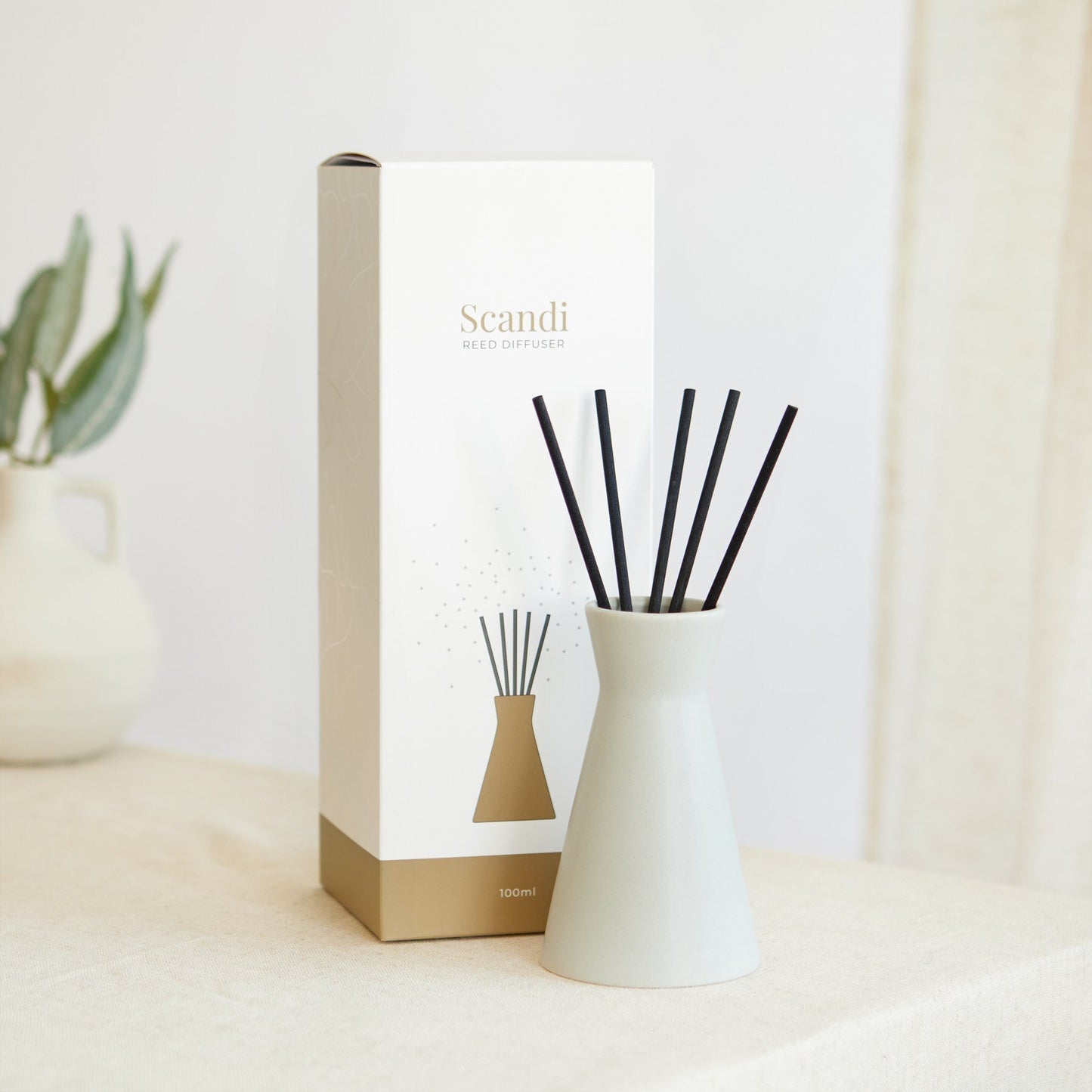 Zesty Lemons Scandi: Grey Reed Diffuser - Lemon & Lavender
