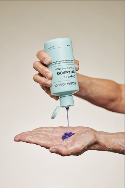 Silvina London The GREY HAIR GLOW DUO – Shampoo + Conditioner