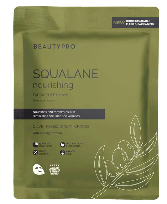 Beauty Pro SQUALANE Nourishing Facial Sheet Mask