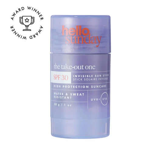 Hello Sunday The Take Out Invisible Sun Stick SPF30 With Hyaluronic Acid