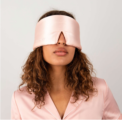 Drowsy Sleep Co - Sunset Pink Silk Sleep Mask
