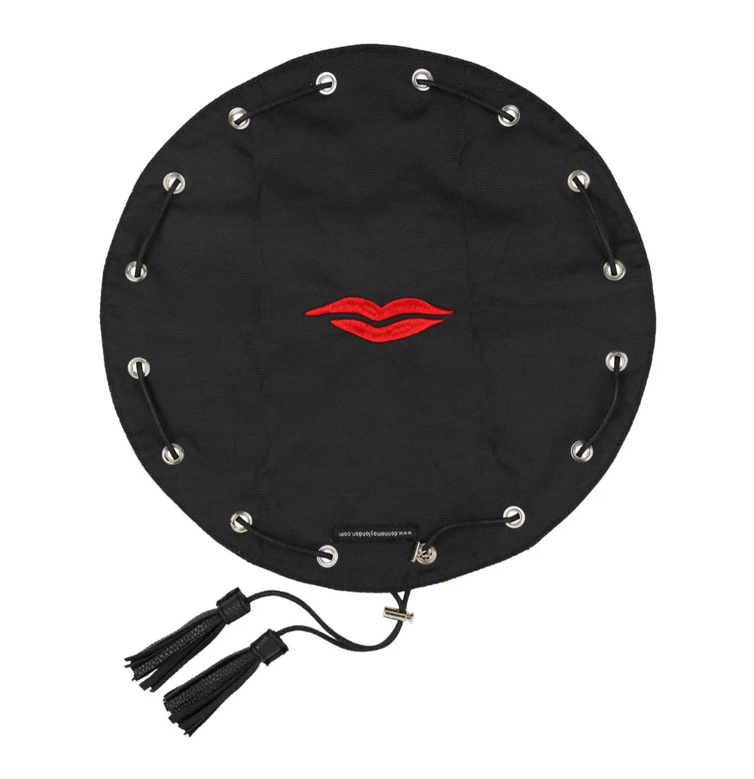 Donna May London Lay Flat Mini Makeup Bag in Black