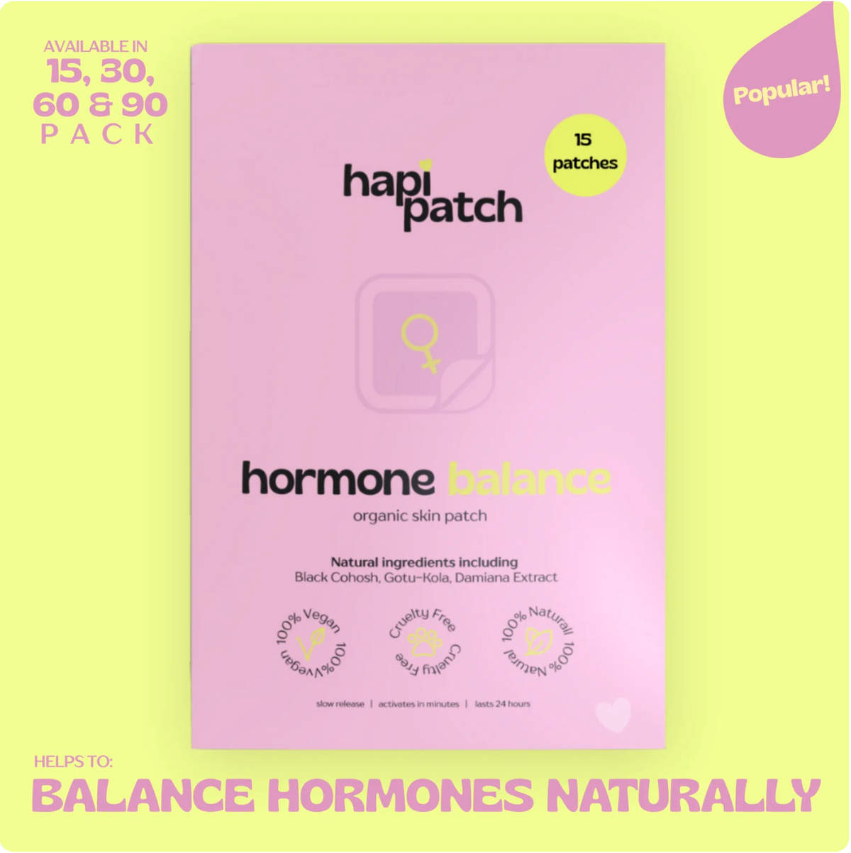 Hormone Balance Patches 30 Pack