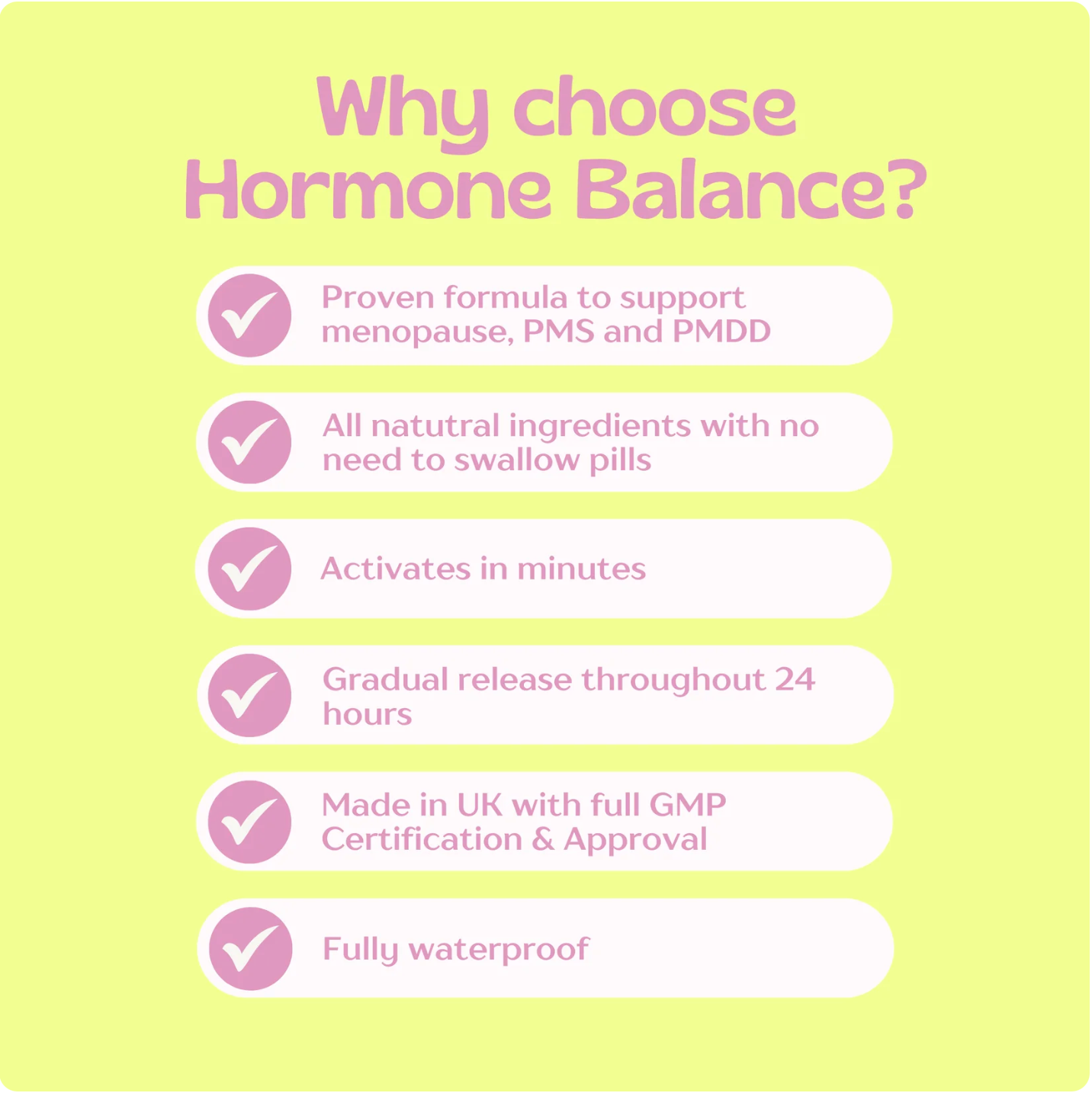 Hapi Patch - Hormone Balance Patches, 30 Pack