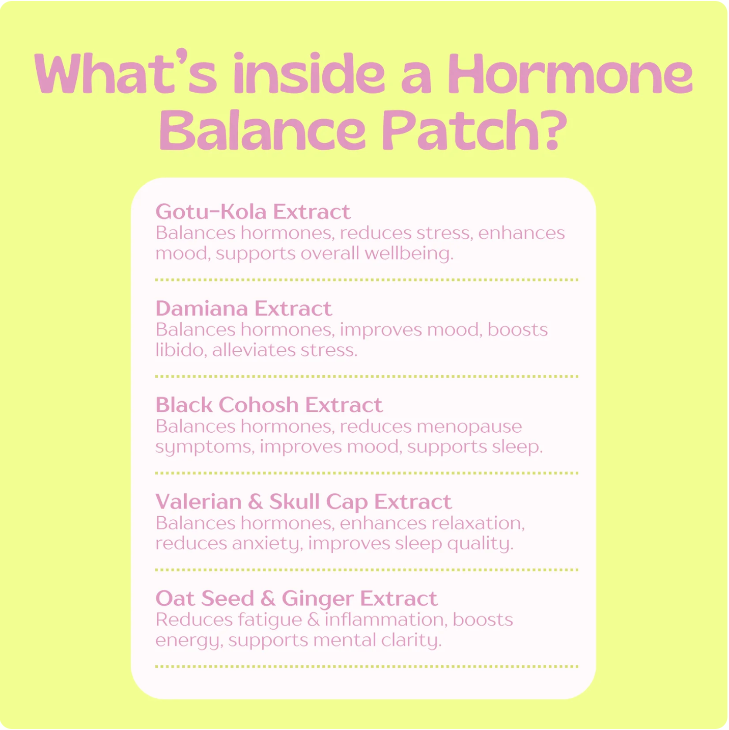 Hapi Patch - Hormone Balance Patches, 30 Pack
