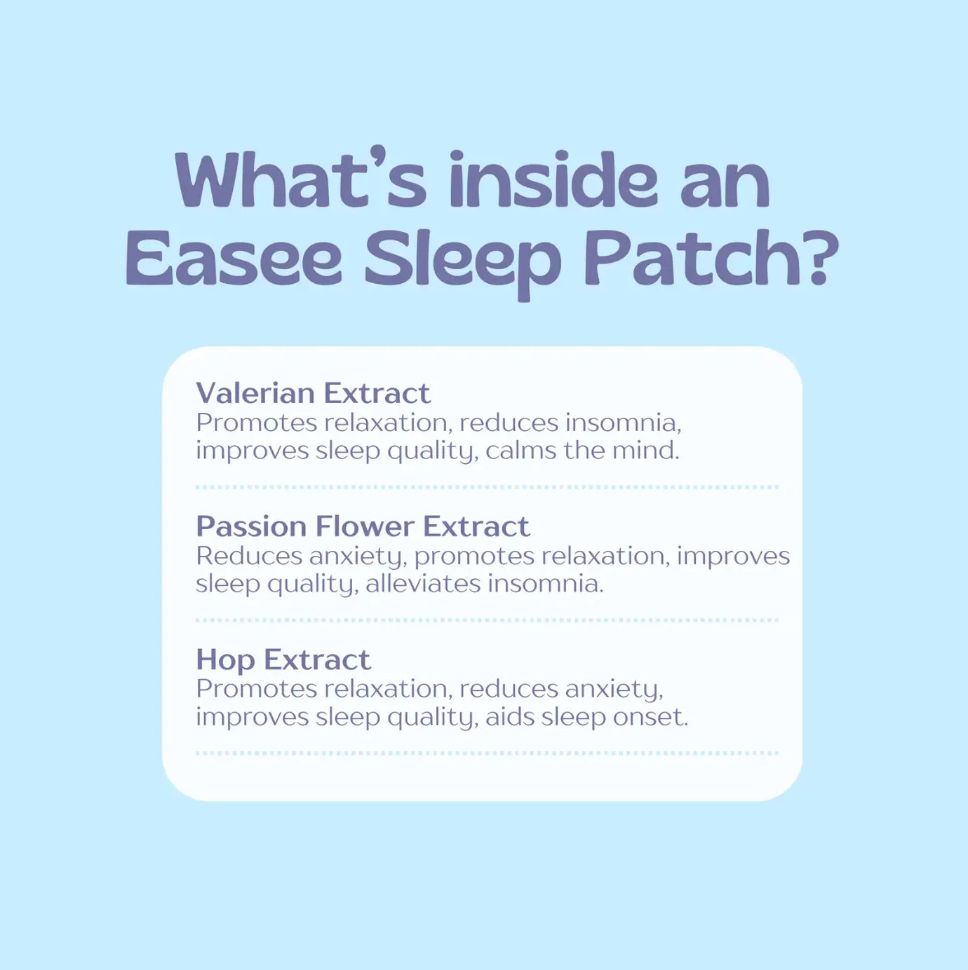Hapi Patch - Easee Sleep Patches, 30 Pack