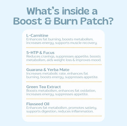 Hapi Patch - Boost and Burn Patches, 30 Pack