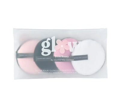 Donna May London Makeup Be Gone - Glow & Go Pads – Set of 4
