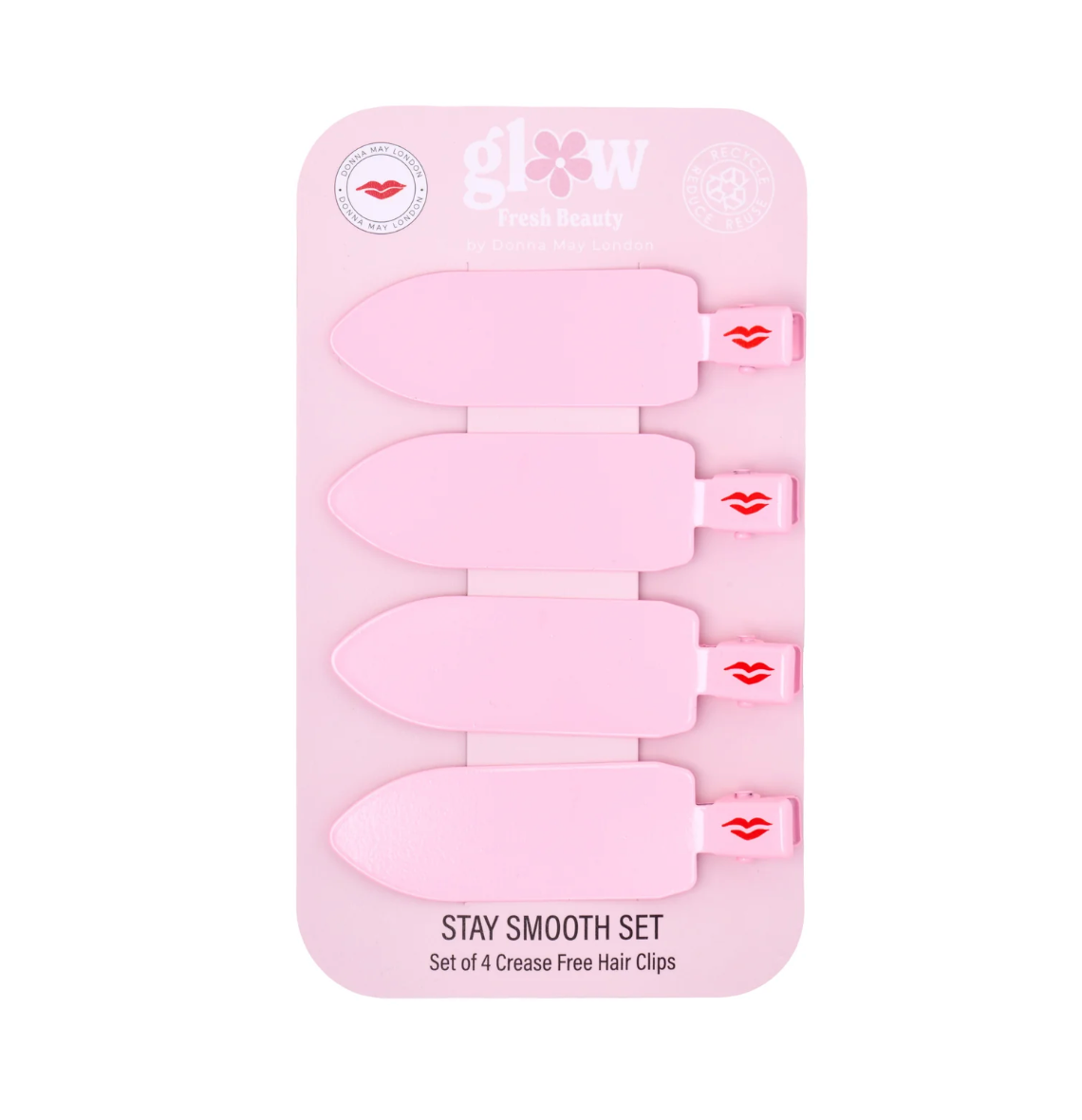 Stay Smooth Set – 4 Crease Free Hairclips