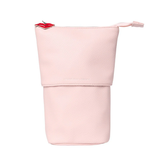 Donna May London Stand & Store Makeup Brush Case in Pink | Adjustable & Travel-Friendly