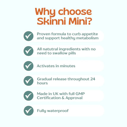 Hapi Patch - Skinni Mini GLP-Booster Patches, 30 Pack