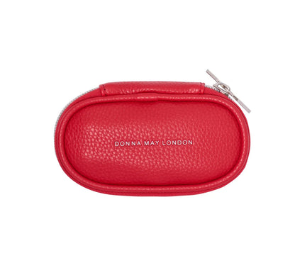 Donna May London 8-Piece Travel Makeup Brush Set in Red Case