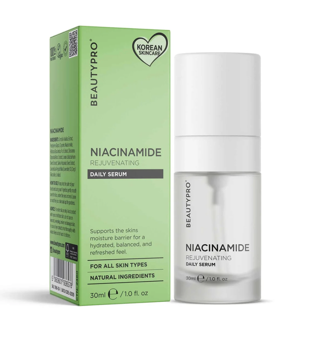 BeautyPro Cica + Niacinamide Blemish Control Daily Serum 30ml
