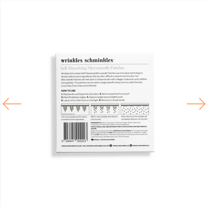 Wrinkles Schminkles Self-Dissolving Microneedle Patches