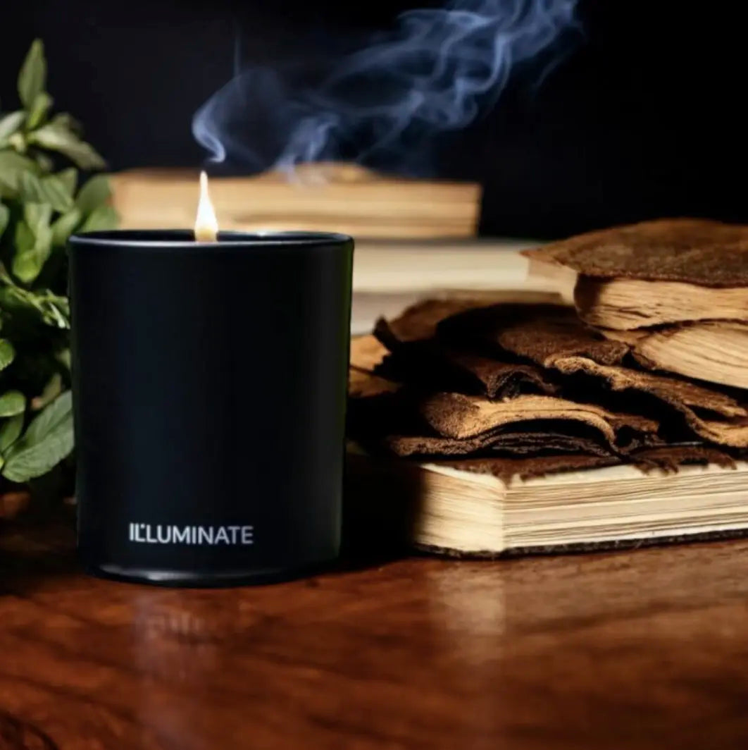 IL LUMINATE Candles: Candle Nine - Oud, Tobacco and Cognac