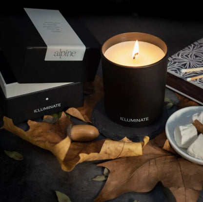IL LUMINATE Refillable Candles: Candle Alpine - Peppermint and Fir Needle