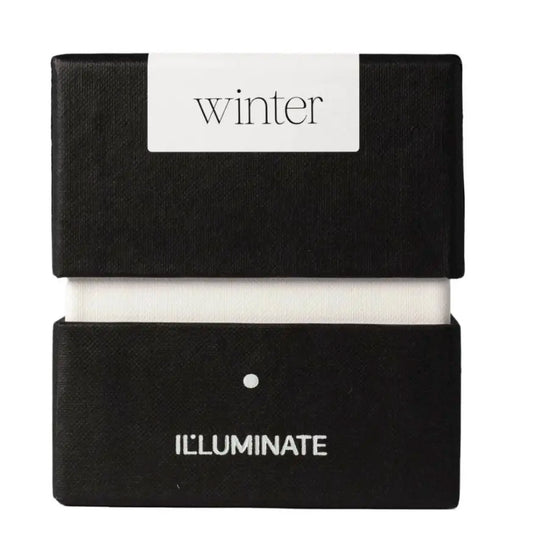 IL LUMINATE Refillable Candles: Candle Winter - Dark Amber and Mandarin