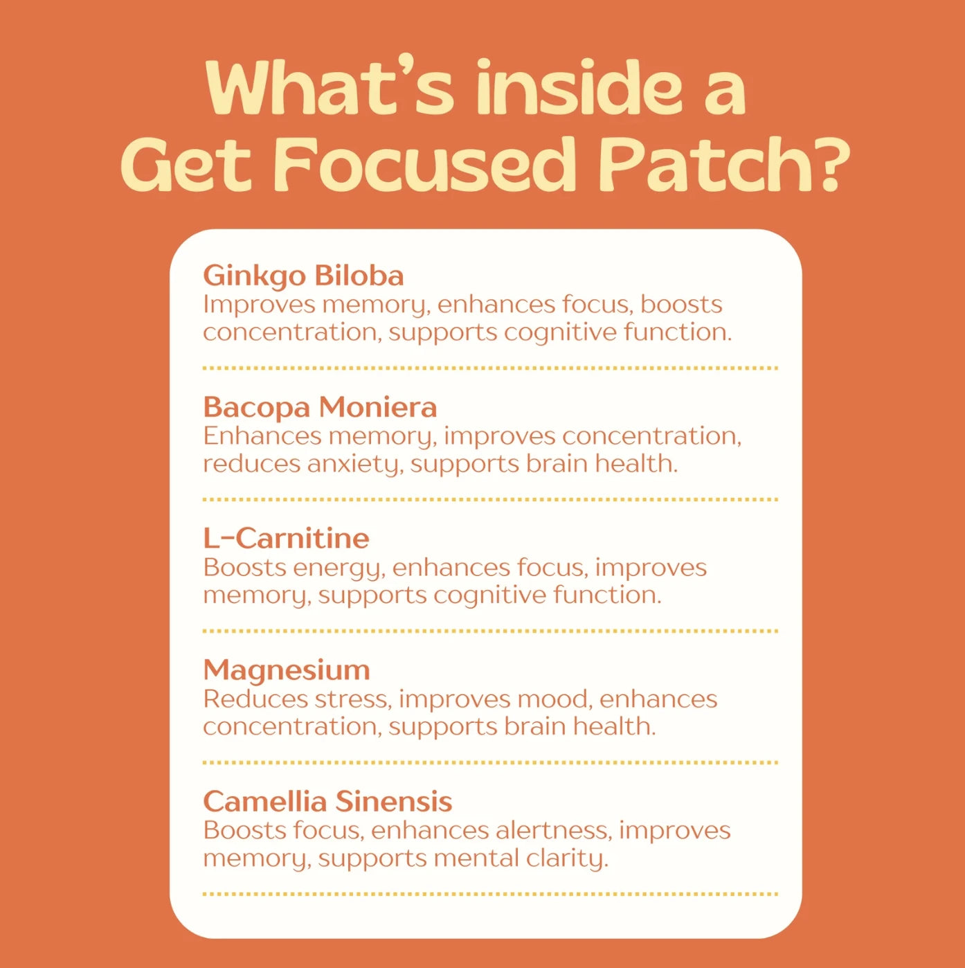 Hapi Patch - Get Focused Patches, 30 Pack