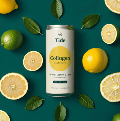 Tide Lemon and Lime Collagen Water (330ml) - 12pk