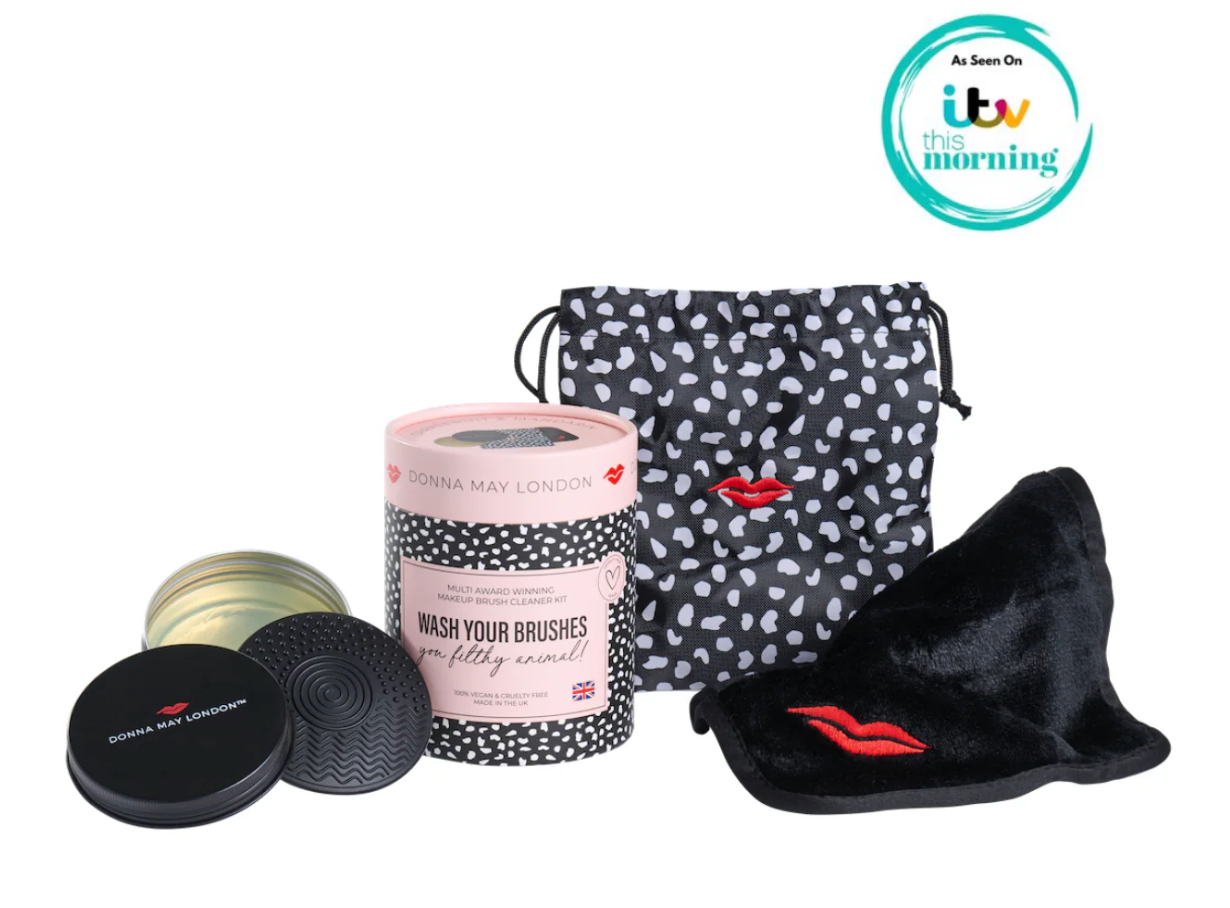 Donna May London Makeup Brush Cleaner Kit - 100% vegan & cruelty free