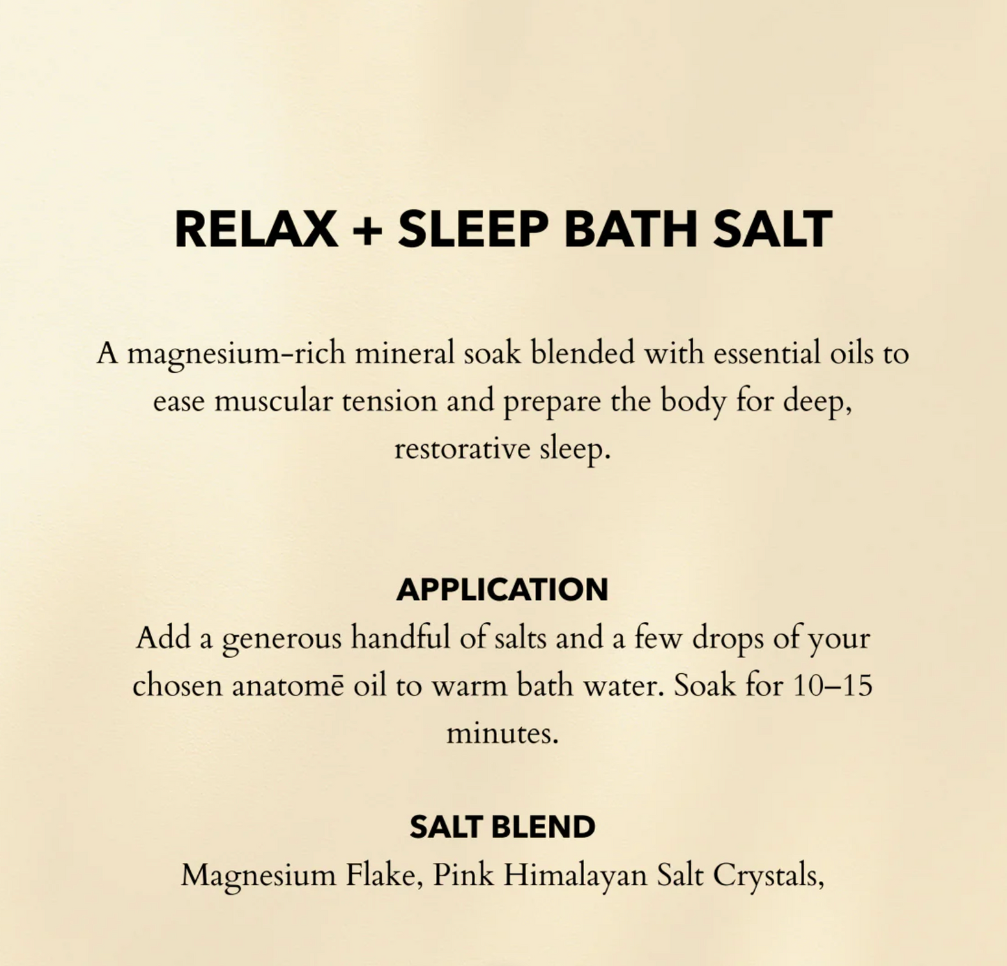 Anatomē - Relax + Sleep Chamomile Bath Salts