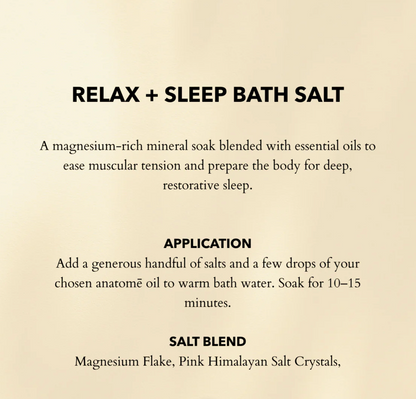 Anatomē - Relax + Sleep Chamomile Bath Salts