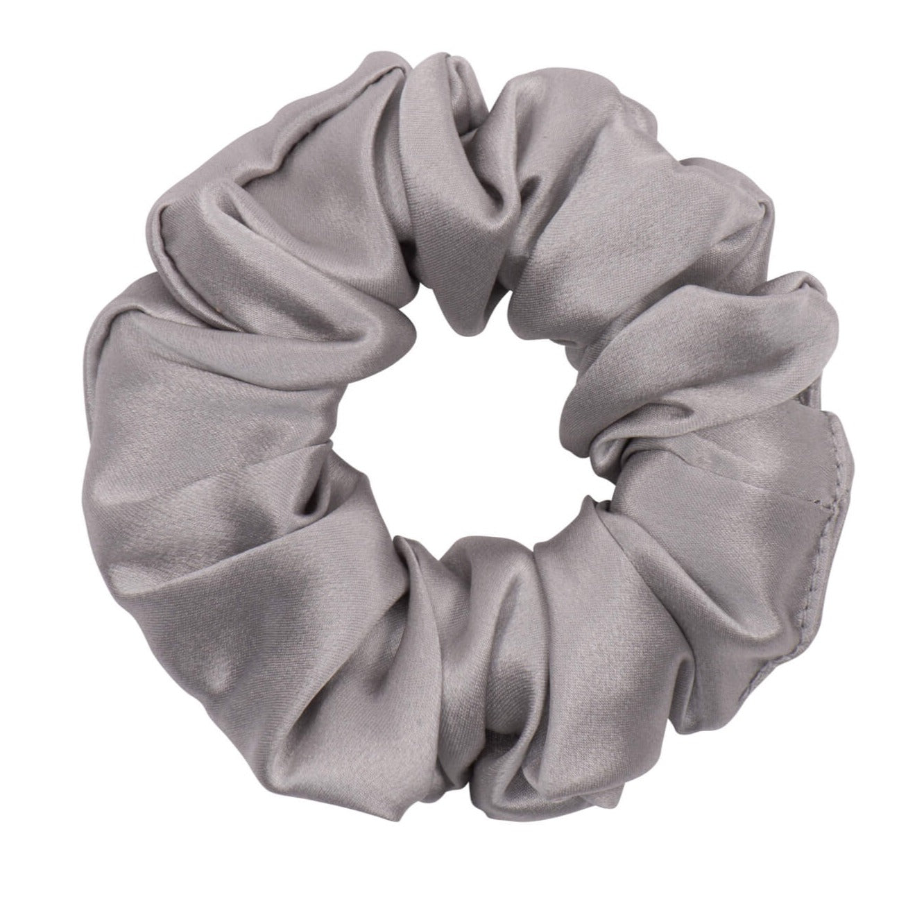 Dream Silk Silver Silk Scrunchie - Regular