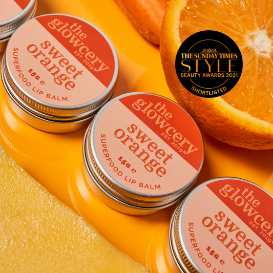 The Glowcery - Sweet Orange Superfood Lip Balm