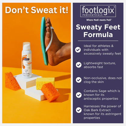 Footlogix Sweaty Feet Formula (125ml)