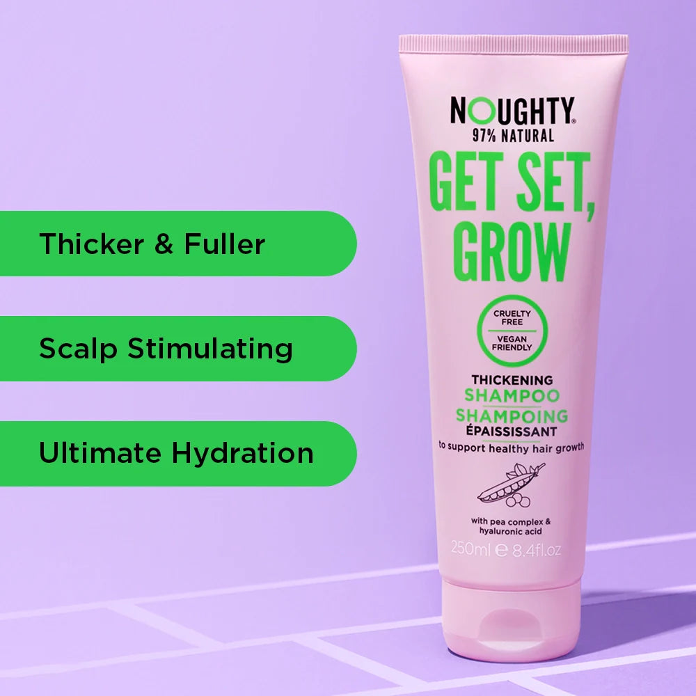 Noughty Haircare Get Set, Grow Thickening Shampoo - 250ml