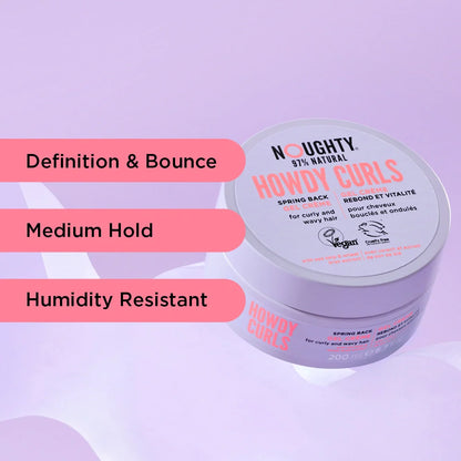 Noughty Haircare Howdy Curls Spring Back Gel Crème - 200ml