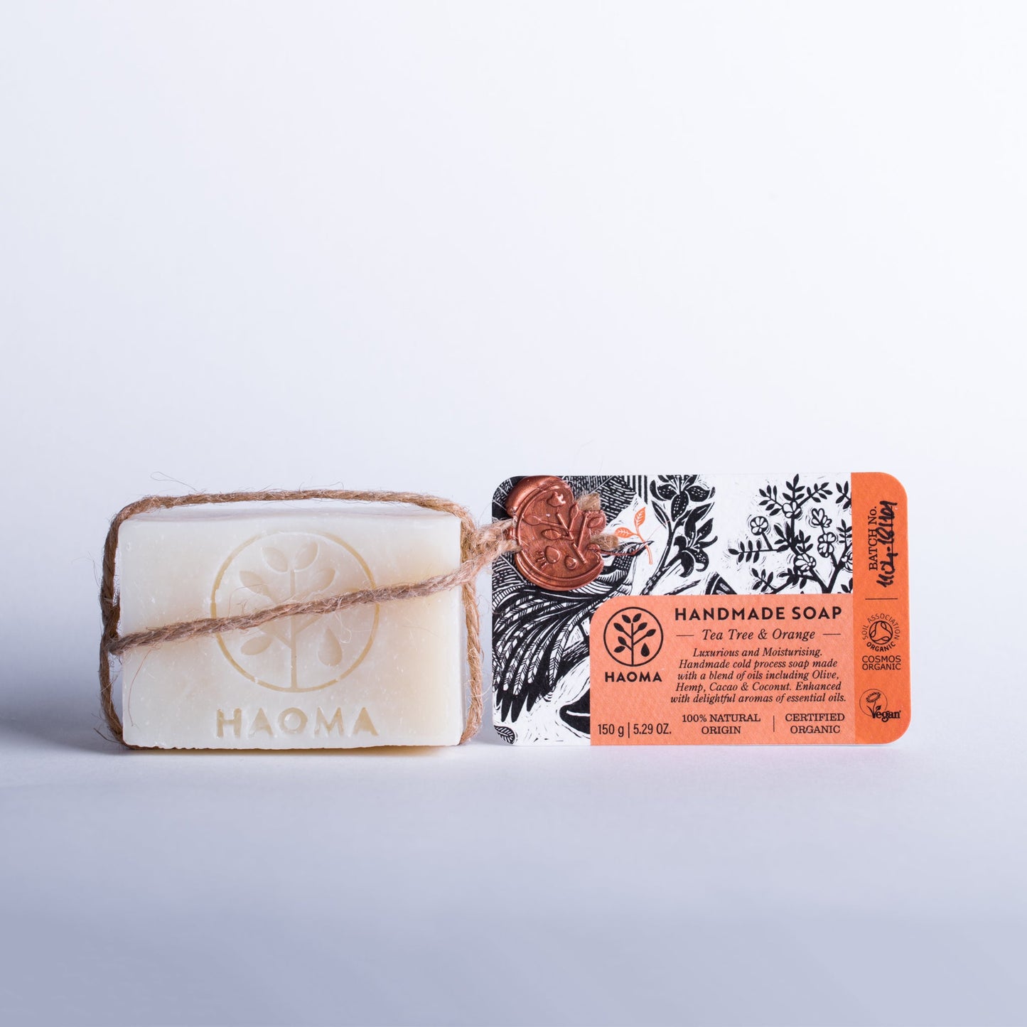 Haoma Handmade Tea Tree & Orange Soap 100g