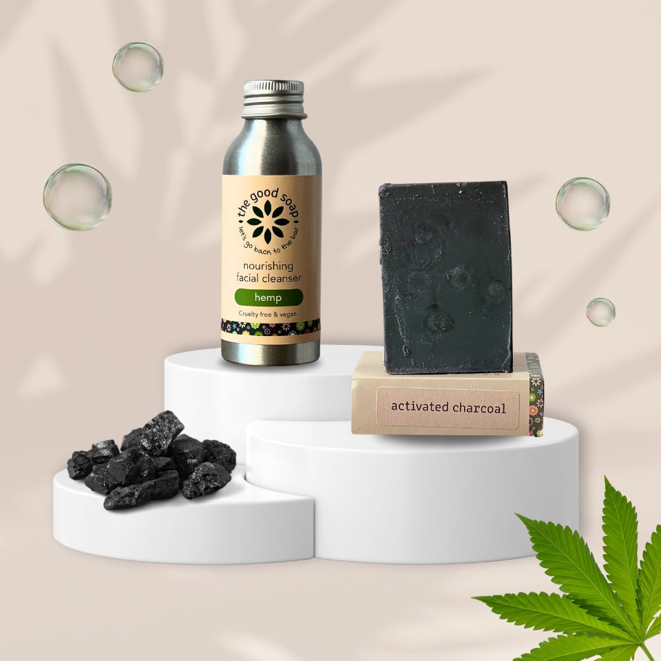 The Good Soap - Soap and Cleanser Set Blemished & Hormonal Skin
