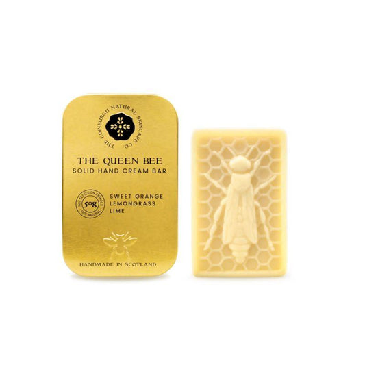 The Edinburgh Skincare Company - Queen Bee Hand Cream Bar - main image white BG - buy at Counter Culture