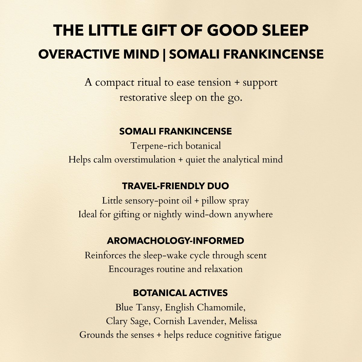 Anatomē - The Little Gift of Good Sleep - Frankincense