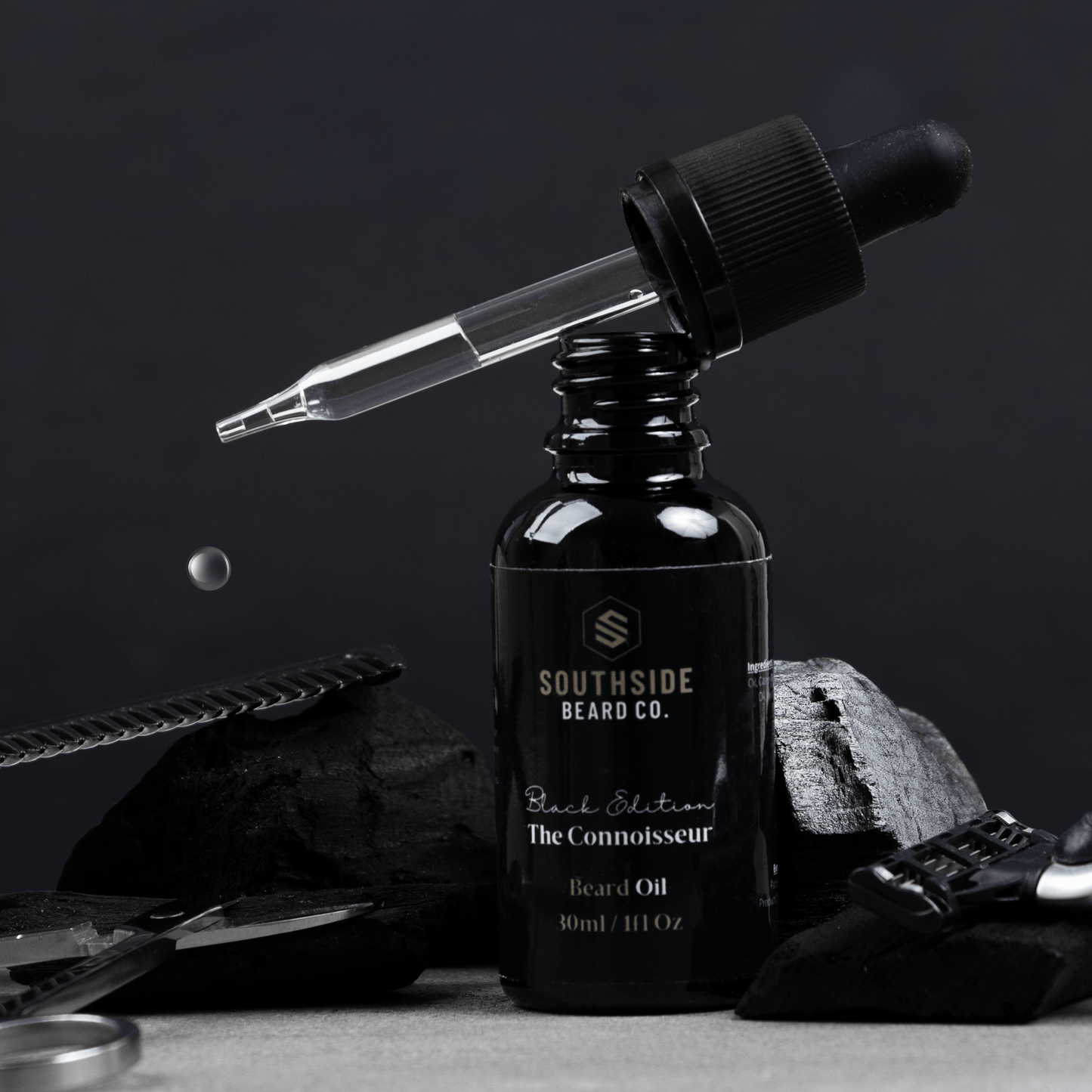 SouthSide Beard Co. Black Edition Beard Oil : The Connoisseur