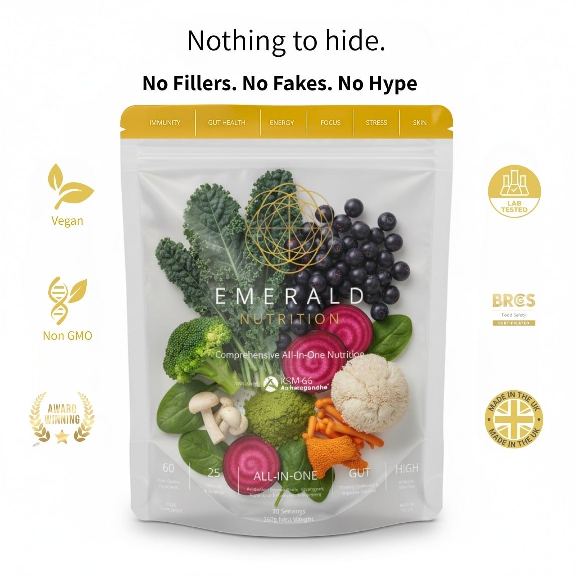 Emerald Nutrition - SUPERGREENS 360g